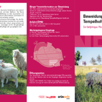 Tempelhofer Feld - Flyer Urban Agriculture (from 2019, new edition in the works)